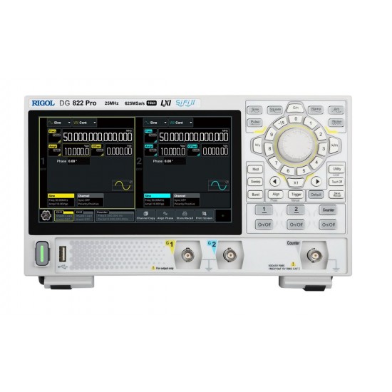 Rigol DG822 Pro 2 Kanallı 25 MHz Arbitrary Waveform Jeneratör