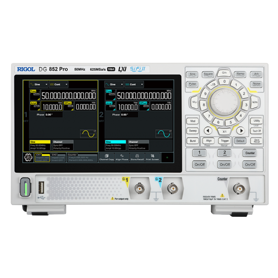 Rigol DG852 Pro 2 Kanallı 50 MHz Arbitrary Waveform Jeneratör