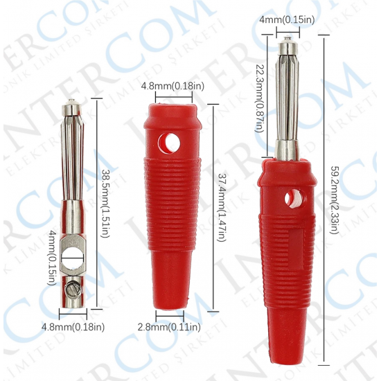 IC-238B Banana Jak Silikonlu CX-06