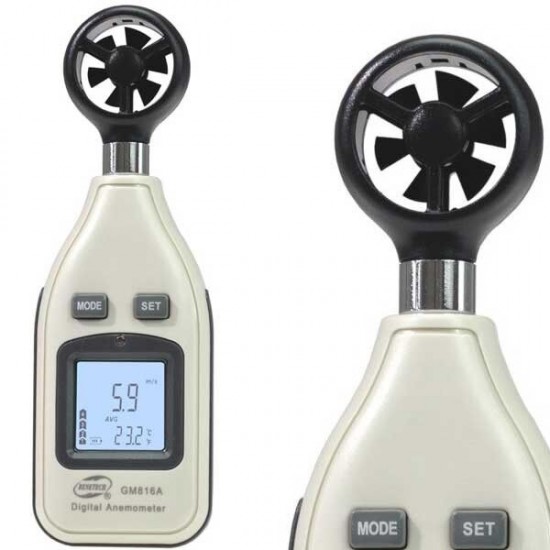 Benetech GM816A Hava Hızı Ölçer Anemometre