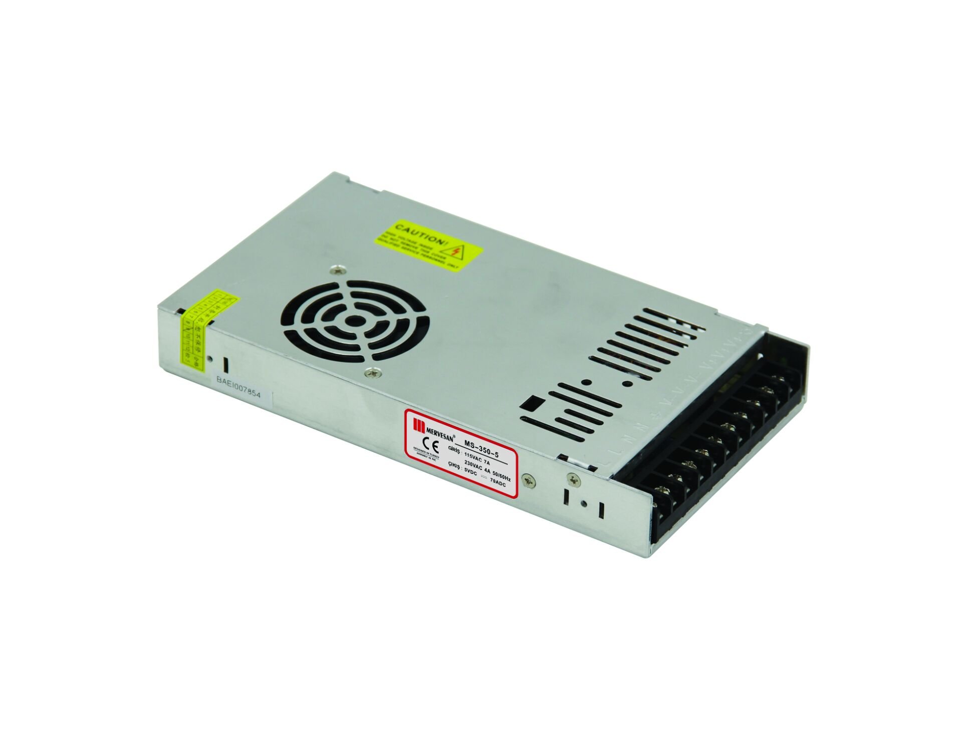 Mervesan 350W 5V DC 70A Metal Kasa Adaptör