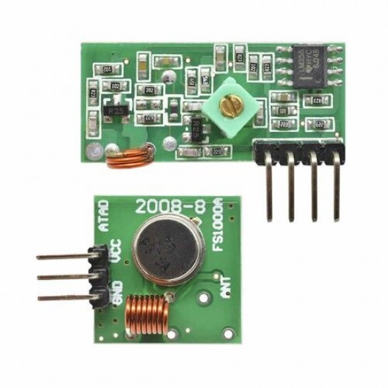 RF Alıcı + Verici 433Mhz