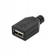 IC-265F USB Seyyar Dişi Kapaklı