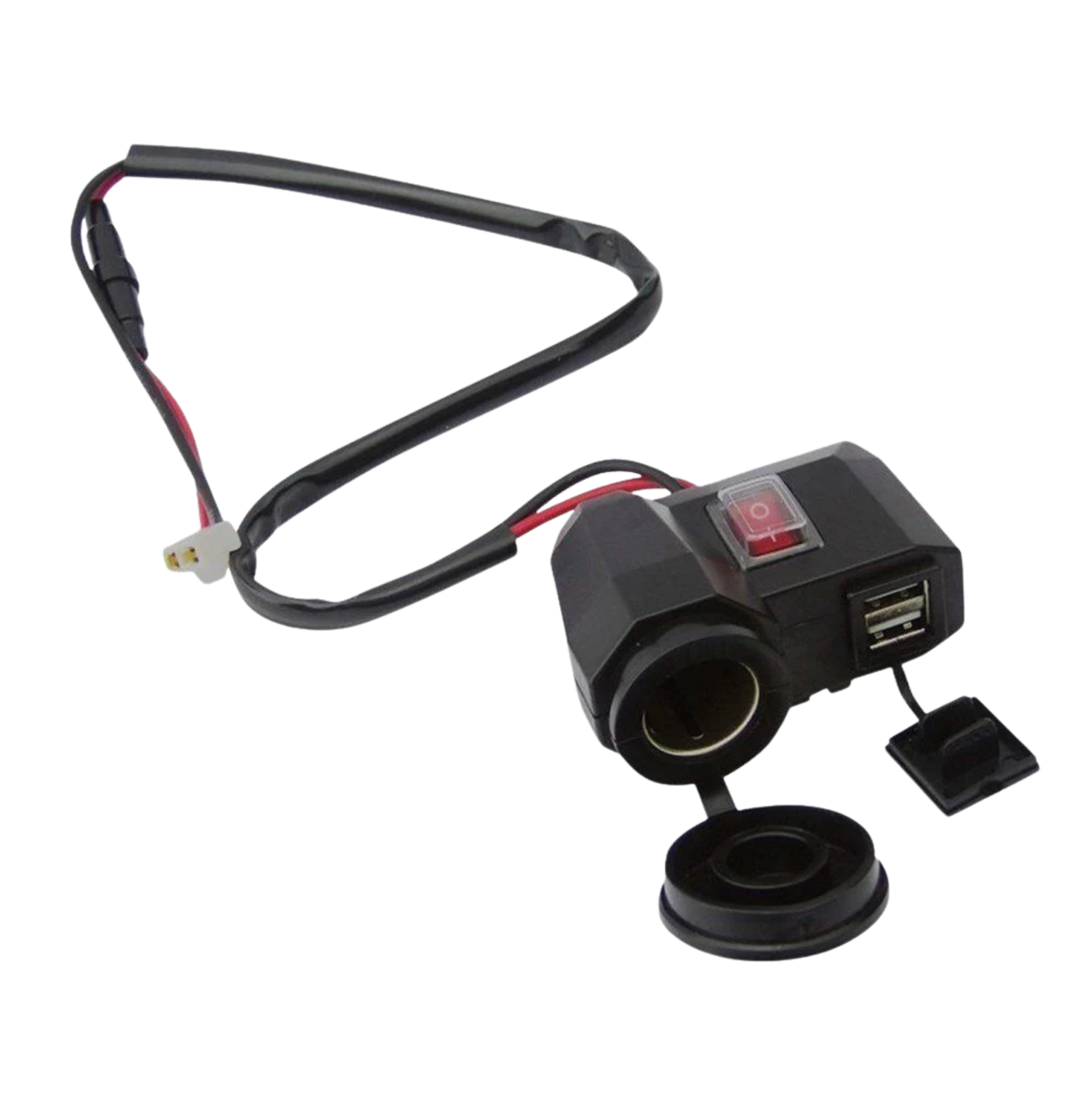 IC266F-1 MOTORSİKLET USB ŞARJ SETİ ANAHTARLI