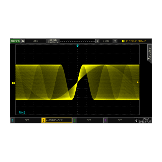 Unit UPO3254E 4 Kanal 250MHz Ultra Fosfor Osiloskop