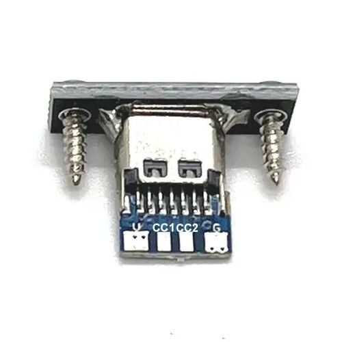 2 Pin CC Type C Usb Soket Panel Montaj