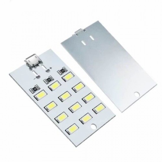 5730 5V 12 Led Kartı Microusb