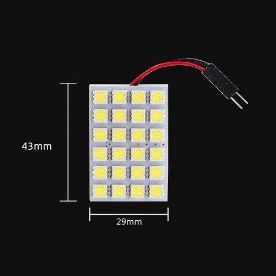 24 Led 5050 Smd Board Beyaz