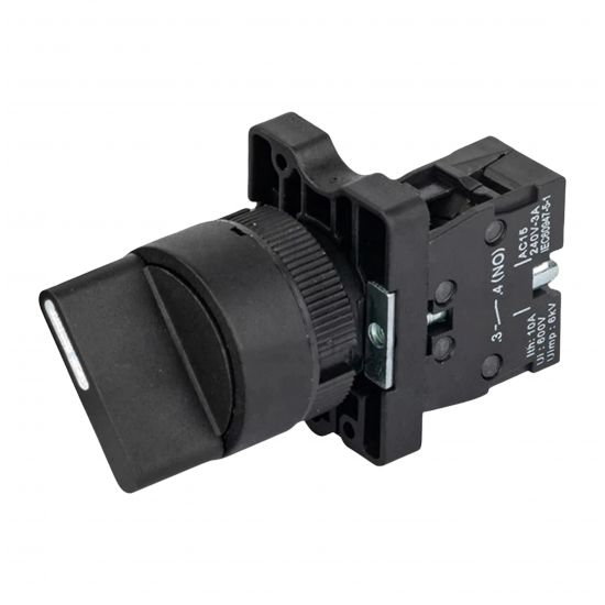 LAY5-ED41 22mm Kısa Mandal 0-1 Yaylı (1NO)