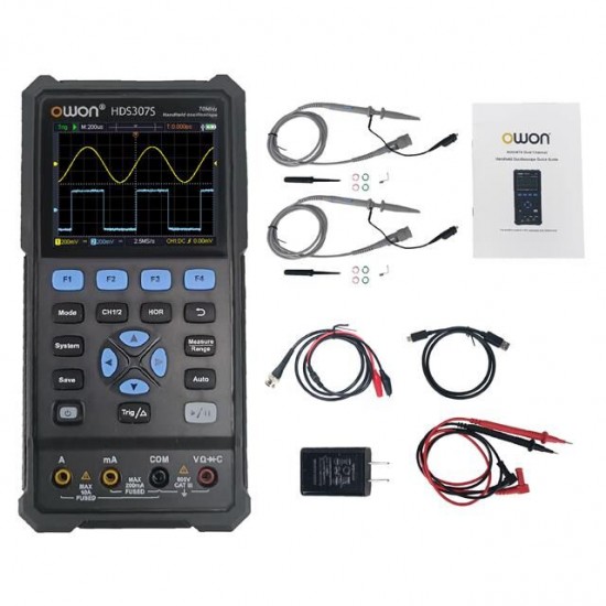 Owon HDS307S 70 MHz 2+1 Kanal El Tipi Dijital Osiloskop