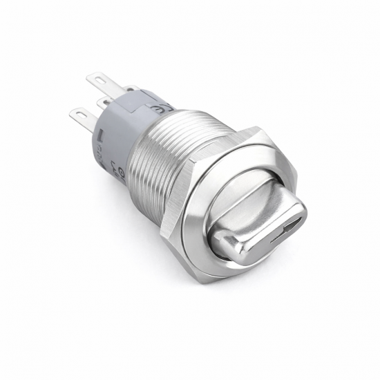 NO94 LAS1-AGQ-22X-31 19mm Metal Mandal Buton ON-OFF-ON IP65