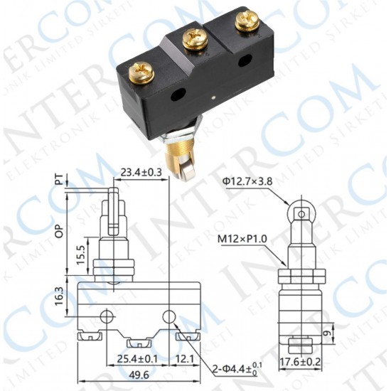 LMZ15-GQ21-B TERS MAKARALI PİM