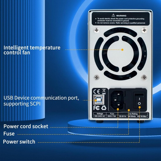 Owon SPE3051 150W 30V-5A Tek Kanal DC Güç Kaynağı