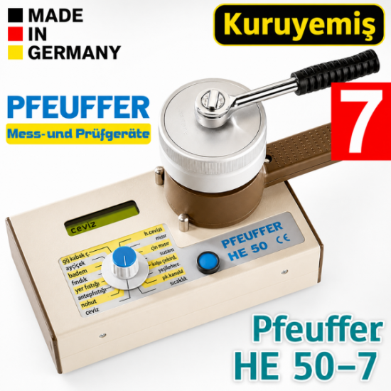 Pfeuffer HE 50-7 Kırmalı Kuruyemiş Nem Ölçer