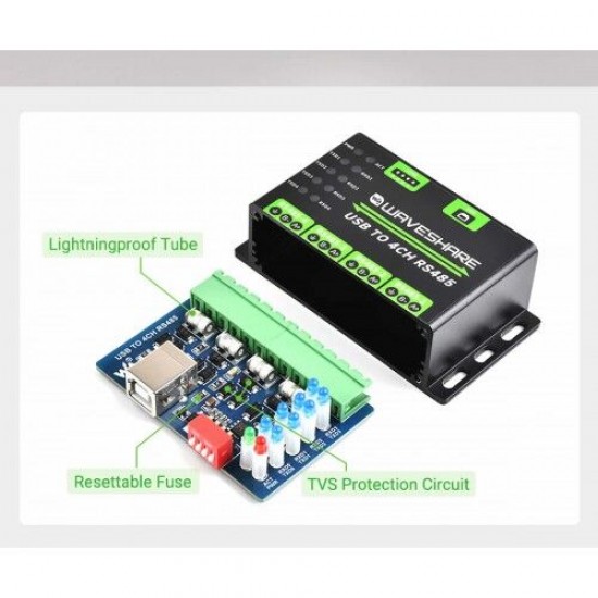 USB to 4 Kanal RS485 Çevirici Waveshare