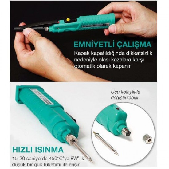 Proskit SI-B162 Pilli Kalem Havya