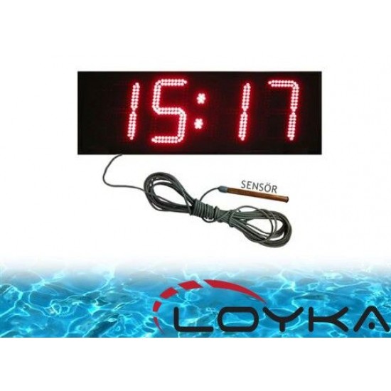 Loyka 20 CM - Büyük Ekranlı Havuz Suyu Sıcaklığı Ölçer
