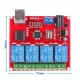 Usb Röle 5V 4 Kanal