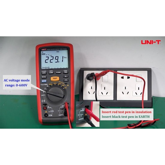 Unit UT505A izolasyon Direnci Test Cihazı