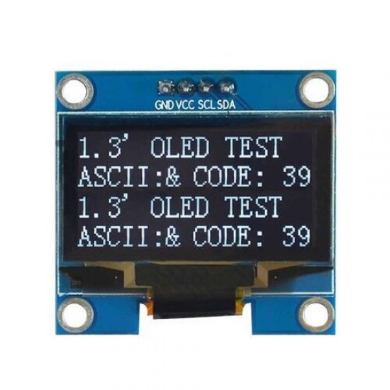1.3 IIC Oled Lcd Mavi
