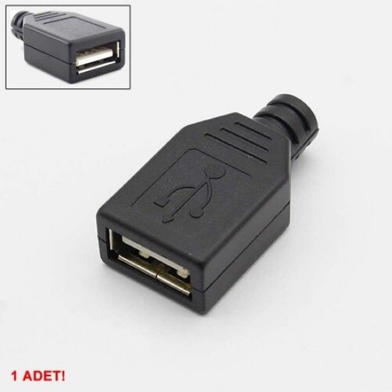 Kutulu Usb Type A Dişi Soket