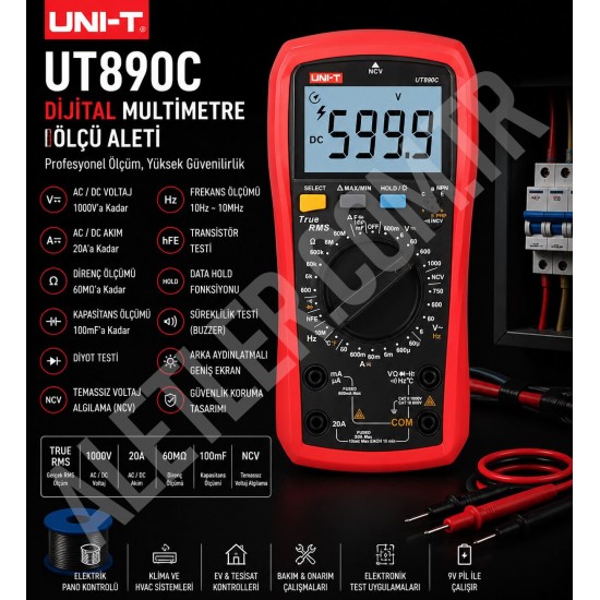 Unit UT890C Dijital Multimetre