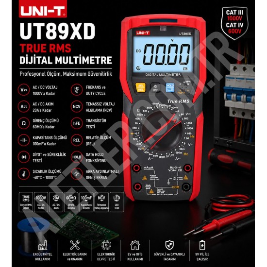 Unit UT89XD Dijital Multimetre