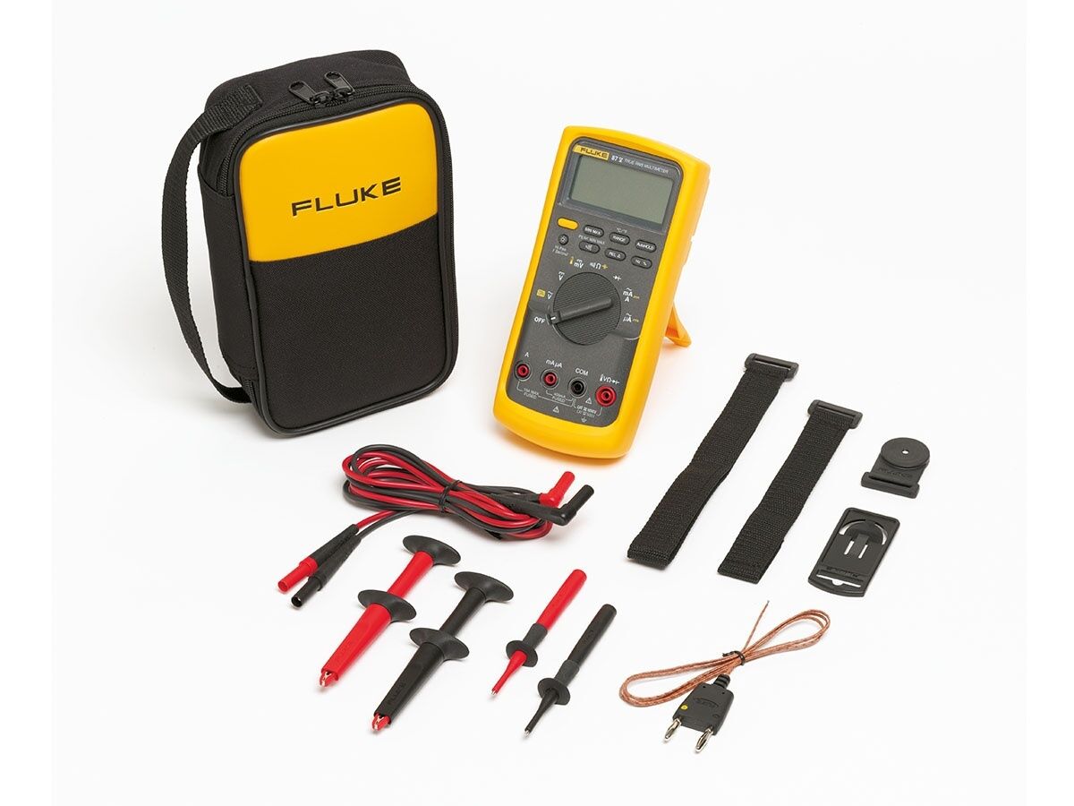 Fluke 87V/E2K Endüstriyel Elektrikçi Kombo Seti