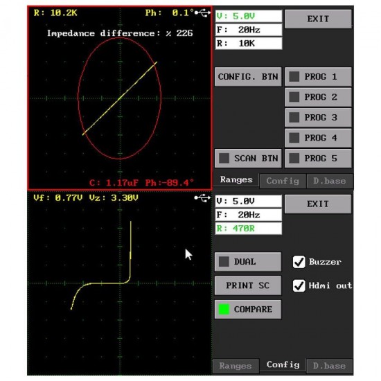 Ucore UCE-CT321L Pro Hata Bulucu ve Eğri İzleyici
