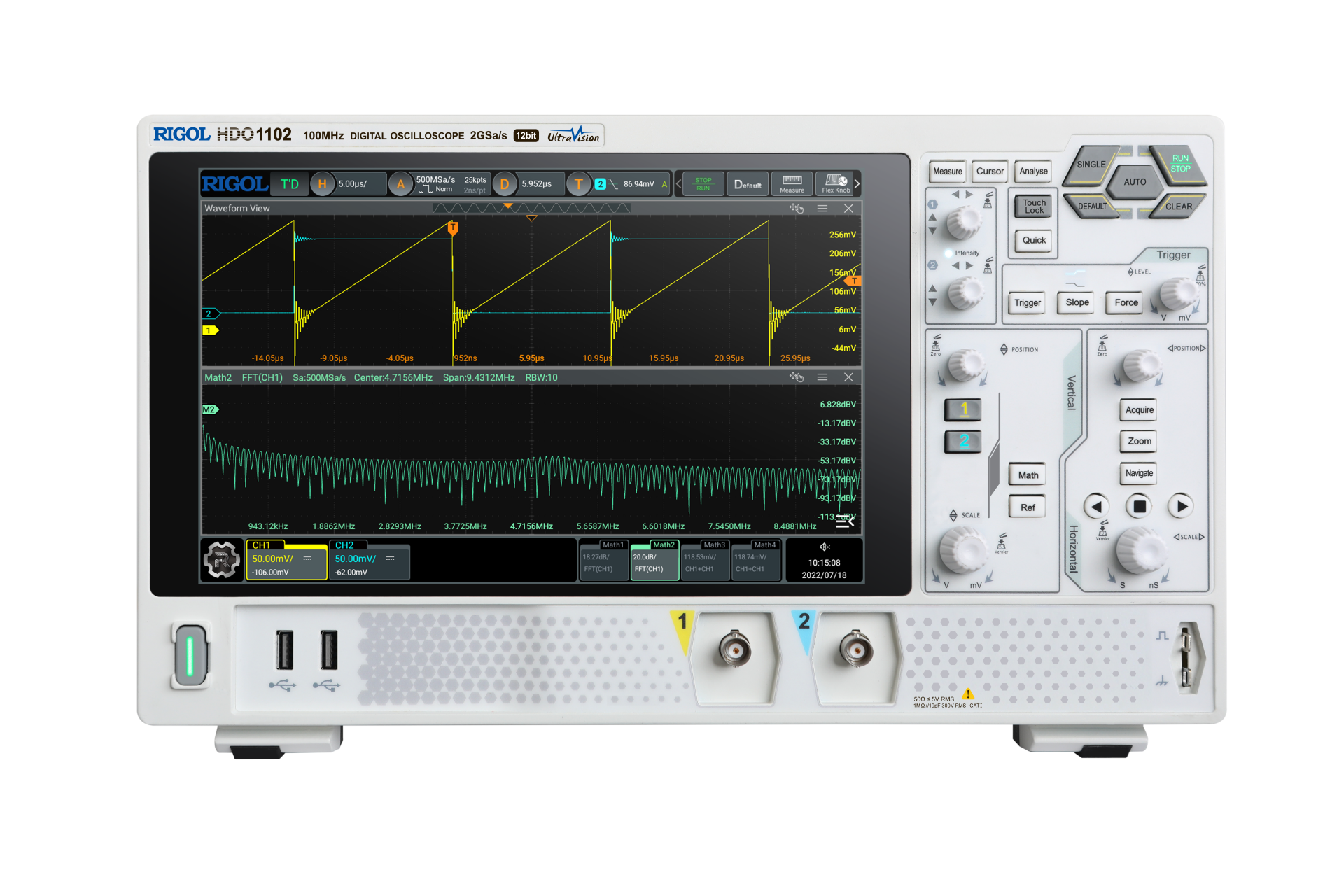 Rigol HDO1102 100 MHz 2 Kanallı 12 bit Dijital Osiloskop