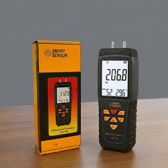 Smart Sensor AS511B Dijital Fark Basınç Manometre