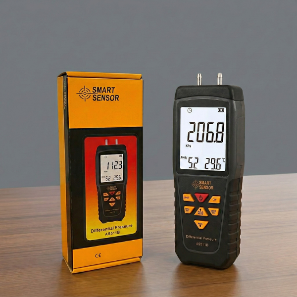 Smart Sensor AS511B Dijital Fark Basınç Manometre
