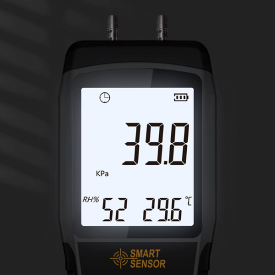 Smart Sensor AS511B Dijital Fark Basınç Manometre