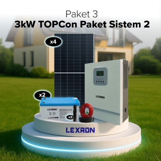 3Kw Topcon Paket Sistem 2 (Paket 3)