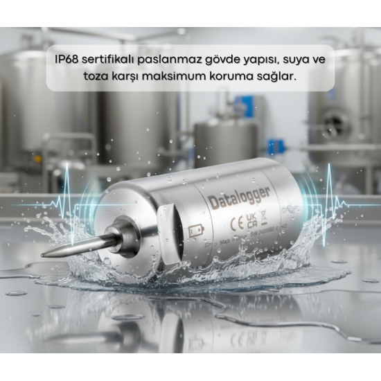 AZ 88170 Yüksek Sıcaklık Datalogger Cihazı - Otoklav Sıcaklık Kaydedici
