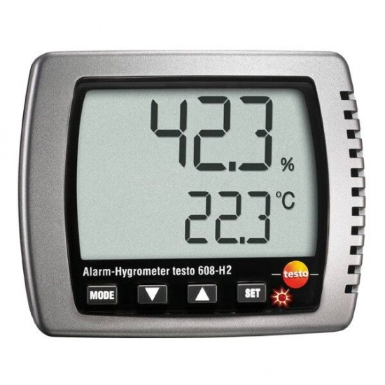 Testo 608-H2 Alarmlı Sıcaklık ve Nem Ölçer 'Çok Hassas'