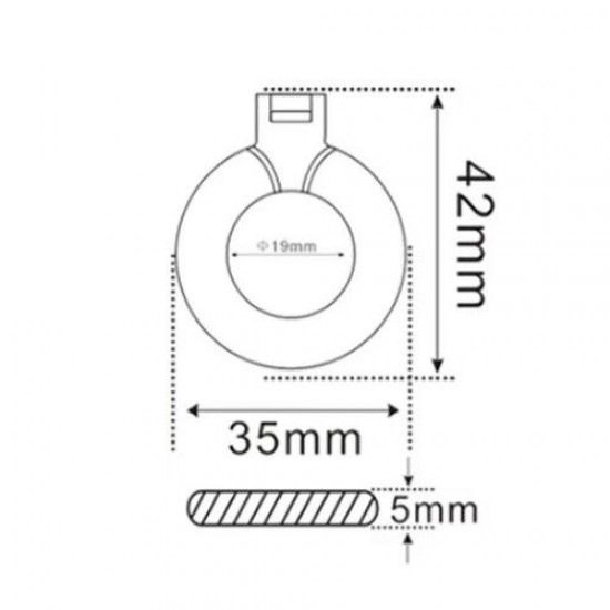 13.56Mhz RFID Halka Tip Tag Sarı UID