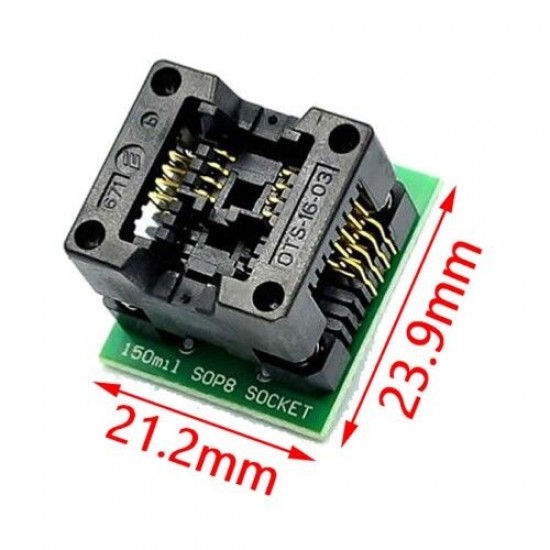 2li SOP8 SO8 to DIP8 Adaptör Soket
