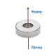 10X3mm - 3mm Havşa Mıknatıs 4 Adet