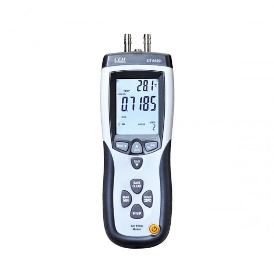 Cem DT-8920 Fark Basınç ve Akış Ölçer