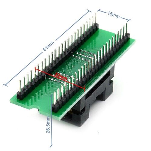 TSOP48 to DIP48 Çevirici Adaptör