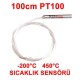 PT100 Sıcaklık Sensörü 1 Metre