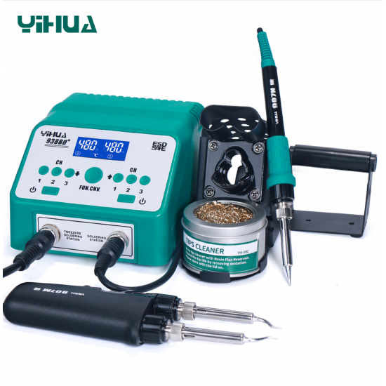 Yihua 938BD+ SMD Cımbız Lehimleme İstasyonu