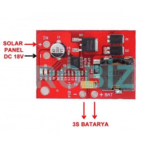 MPPT Solar Pil Şarj CN3722
