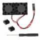 Raspberry Pi Dual Fan Set