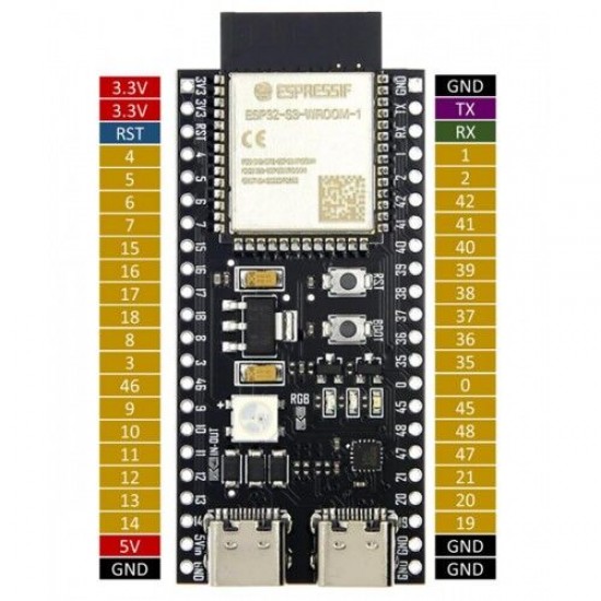 ESP32-S3-DevKitC-1 N16R8 Modül