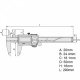 Mitutoyo 500-753-20 IP67 Dijital Kumpas 200mm