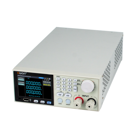 Owon OEL8512B 400W 0.01A/ms 0-300V/40A DC Elektronik Yük