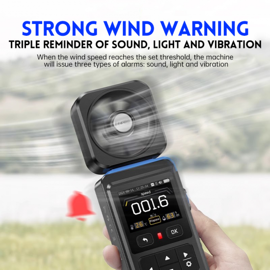 Fnirsi FAM-02 Anemometre Rüzgar Hızı Ölçer
