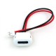 2 Pin Type C Usb Uzatma Kablo 10cm Beyaz